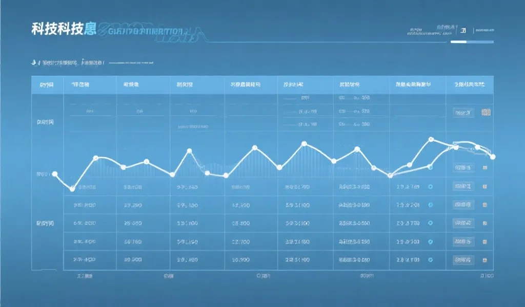 数据表结构与时间序列示意